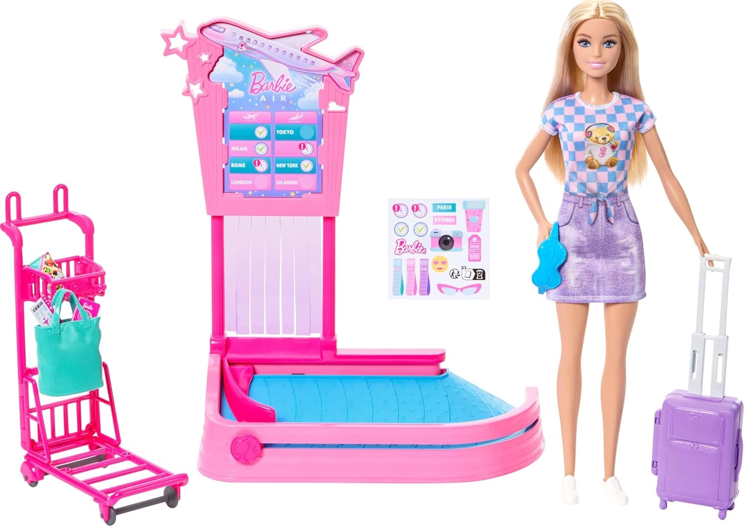 Barbie Bagaj Teslim Noktası Oyun Seti JMJ49